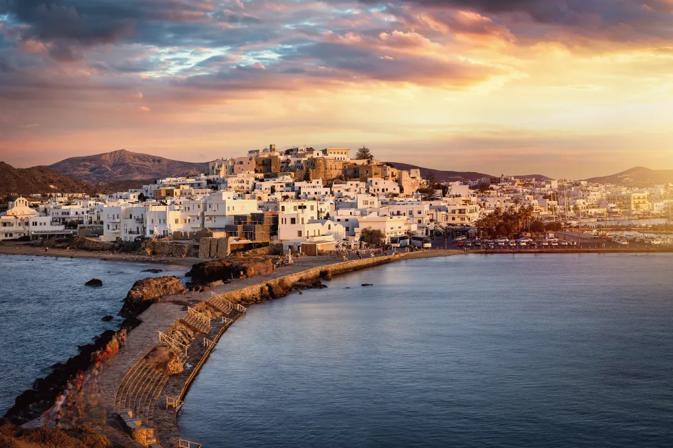 Bild av Naxos stad 