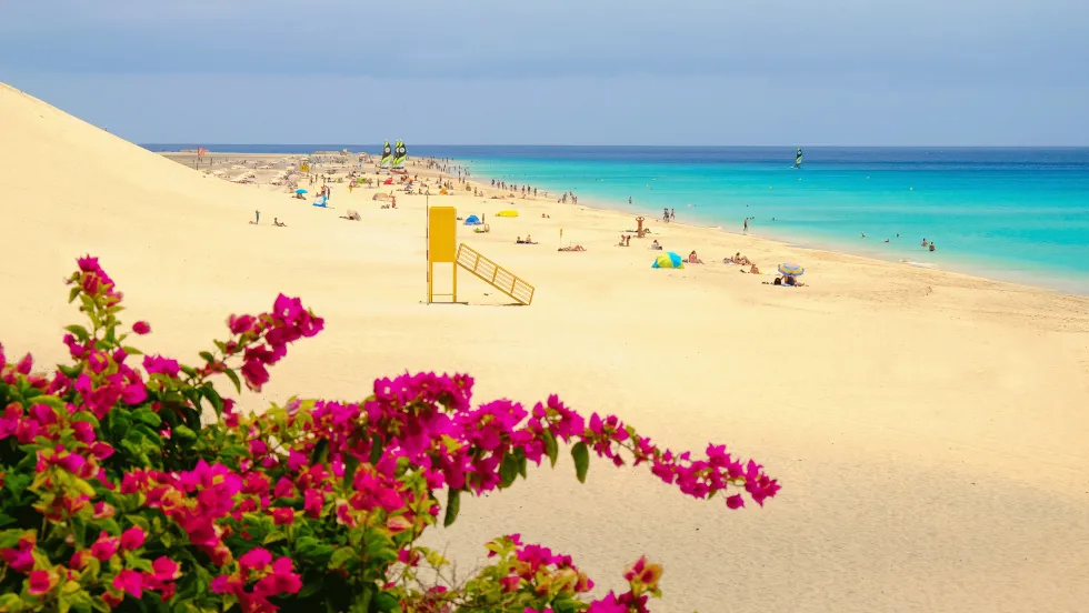 Fuerteventura har de vackraste och mest imponerande stränderna på Kanarieöarna 